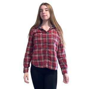 ❌SOLD❌

Jachs Girlfriend Women’s Medium Plaid/Denim Button-Down Top